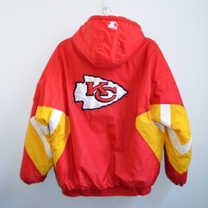 Vintage Starter Kansas City Chiefs Coat Mens XL